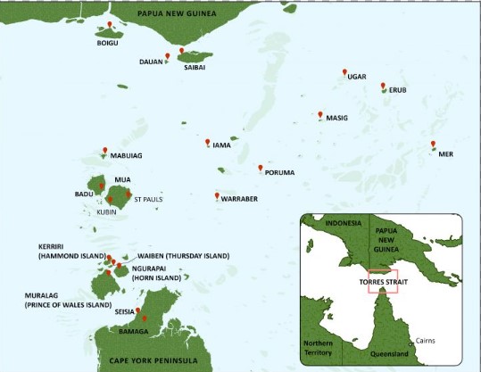 Torres Strait Regional Map