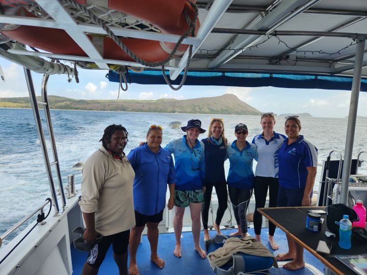 Women Warriors of the Torres Strait set sail for the Great Reef Census