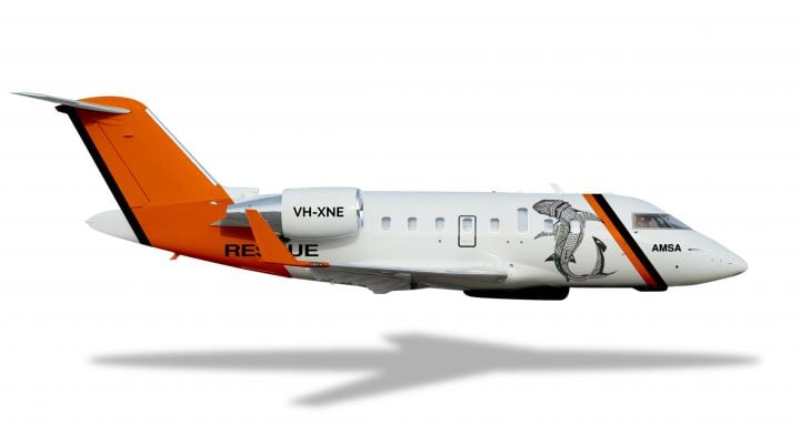 Torres Strait artwork to adorn AMSA Challenger rescue aircraft