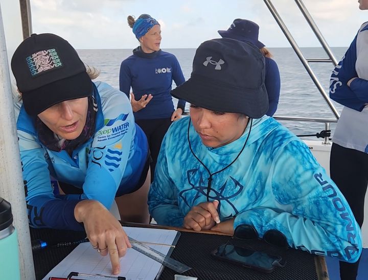 Women Warriors of the Torres Strait set sail for the Great Reef Census