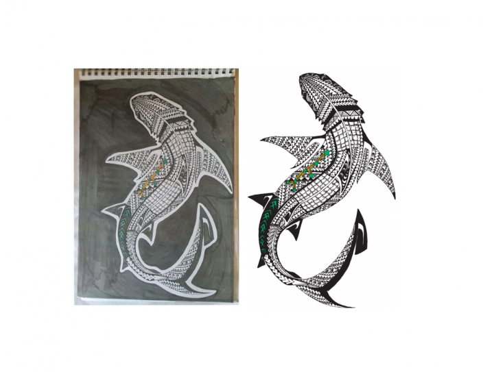 shark artwork