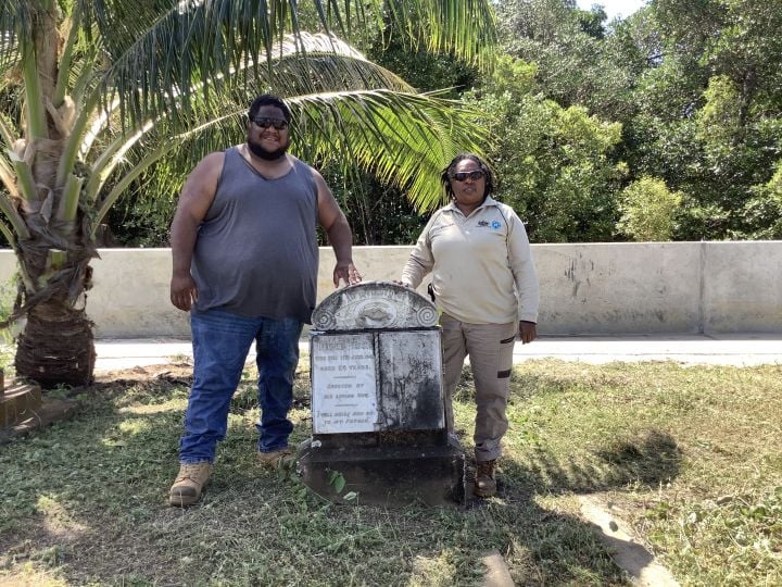 TSRA Rangers battle weeds on Boigu